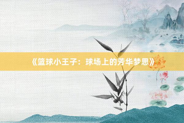 《篮球小王子：球场上的芳华梦思》